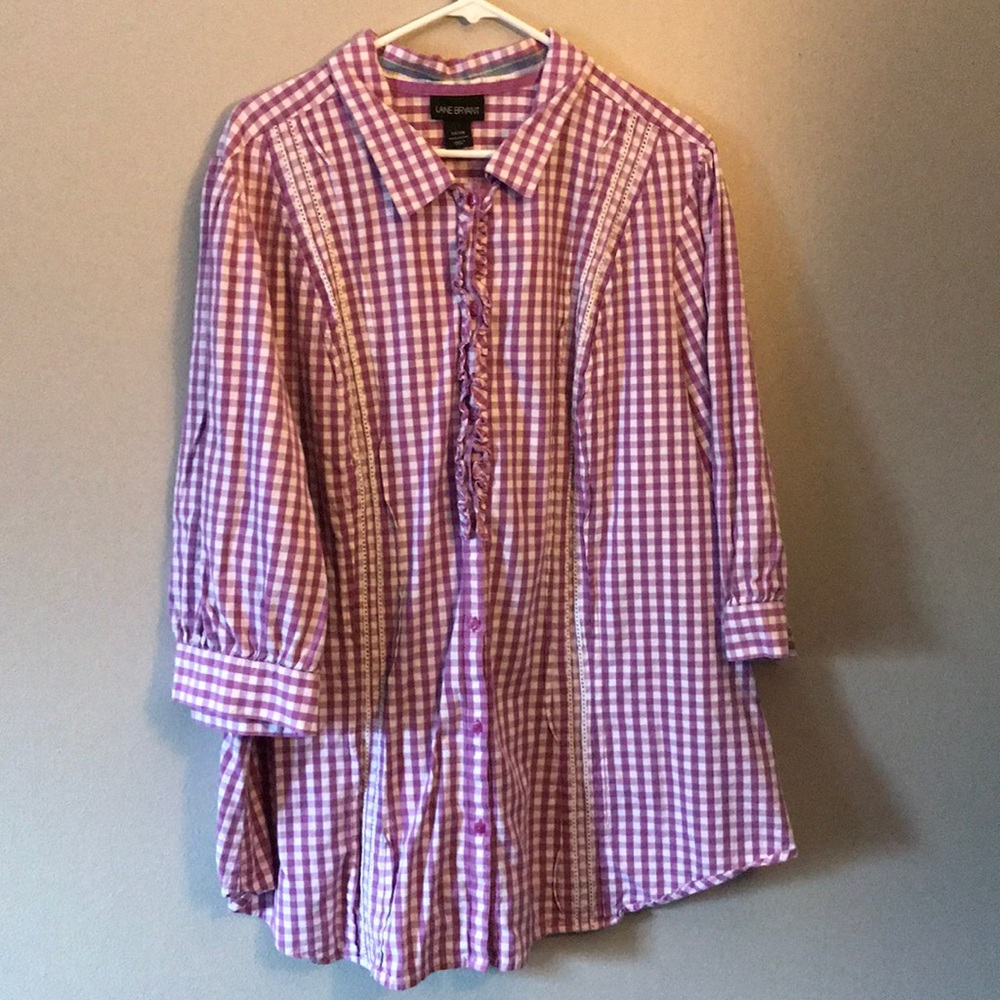 Plaid blouse